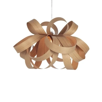 

Modern Wood Butterfly Pendant Lamps for Living Room Bedroom LED Pendant Lights Wood Walnut Kitchen Restaurant Lighting Fixtures