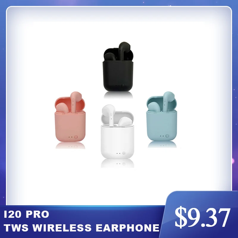 Оригинальные беспроводные наушники i20 pro TWS Bluetooth 5 0 HIFI стерео гарнитура pk i7s tws i9s i11