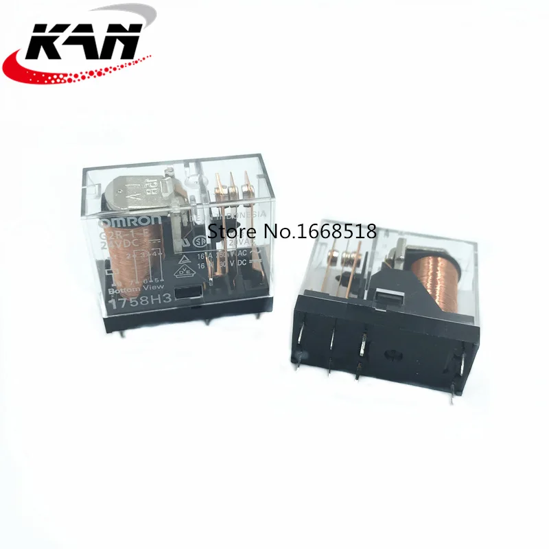 5Db Omron Relé G2R-1-E-12Vdc G2R-1-E-24Vdc G2R-1-E 12V 24V 16A ...
