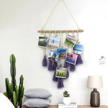 

Hand-woven Cotton Rope Tapestry Wall Decor Cross-border Explosion Models Nordic Home Wall Hanging Background