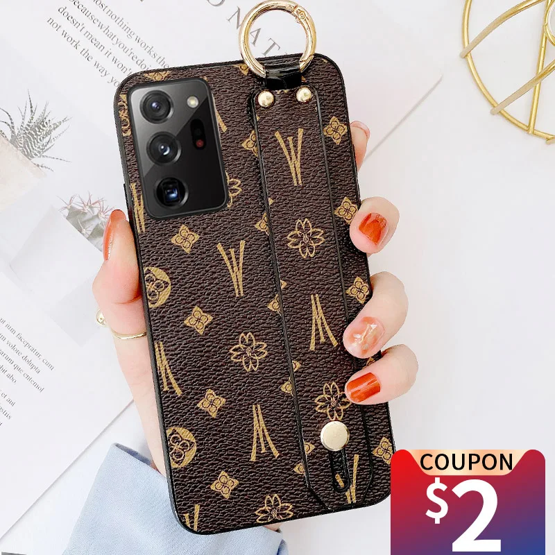 MUSUBO Wrist Strap Phone Cases For Samsung Galaxy S21 Ultra S20 Fe Note 20 Plus A71 5G A51 Shockproof A12 Soft Cover Girls Women samsung flip phone cute