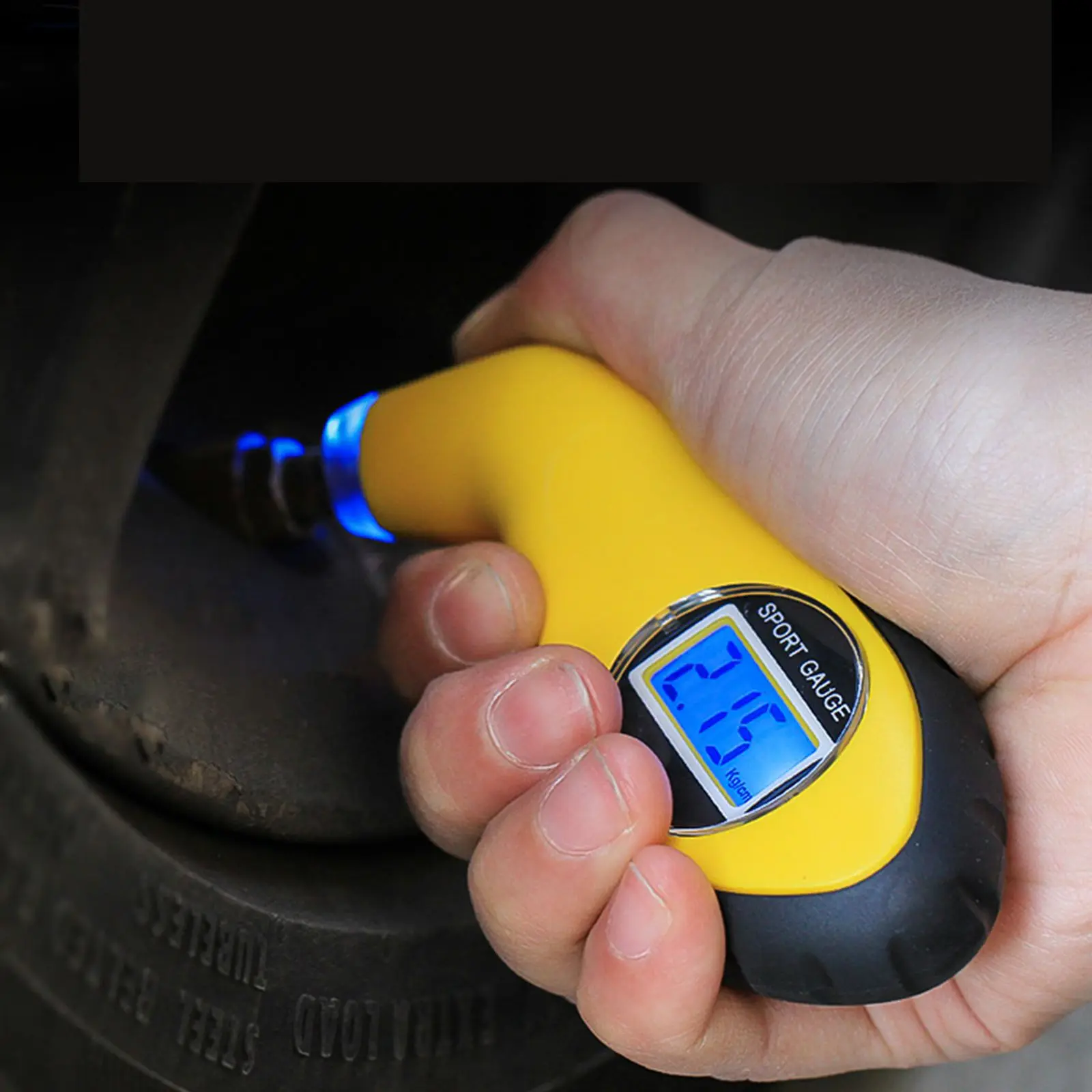 Автомобильный цифровой манометр 150 PSI для автомобилей грузовиков велосипедов
