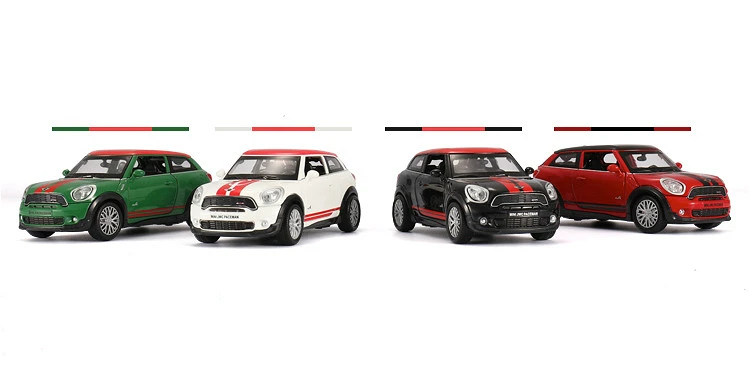 Литой автомобильный вентилятор, вы мини JCW PACEMAN моделирование, оригинальная Заводская модель автомобиля, детская игрушка, коллекция подарков, мебель