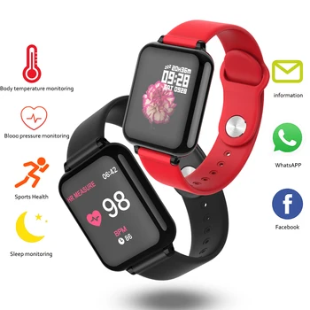 

Smart Band Heart Rate Blood Pressure Monitor High Brightness Colorful Screen Smart Bracelet Wristband Information Notification