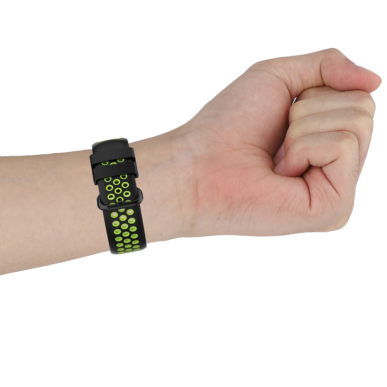 Ремешок силиконовый для Fitbit Charge 4 SE сменный двухцветный металлический браслет