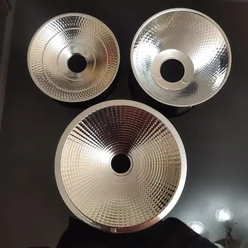 대형 광학 반사경 렌즈, 구면 표면 포물선 반사경, 활 COB 광원 반사 컵, 92mm, 124mm, 1 개