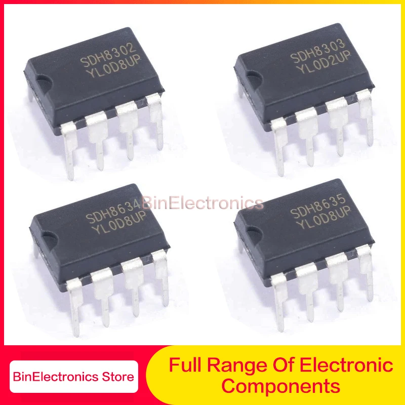 10PCS/lot SDH8302 SDH8303 SDH8322 SDH8323 SDH8634 SDH8635 DIP-8 DIP8 In Line Power Chip PWM+PFM Control | Электронные компоненты