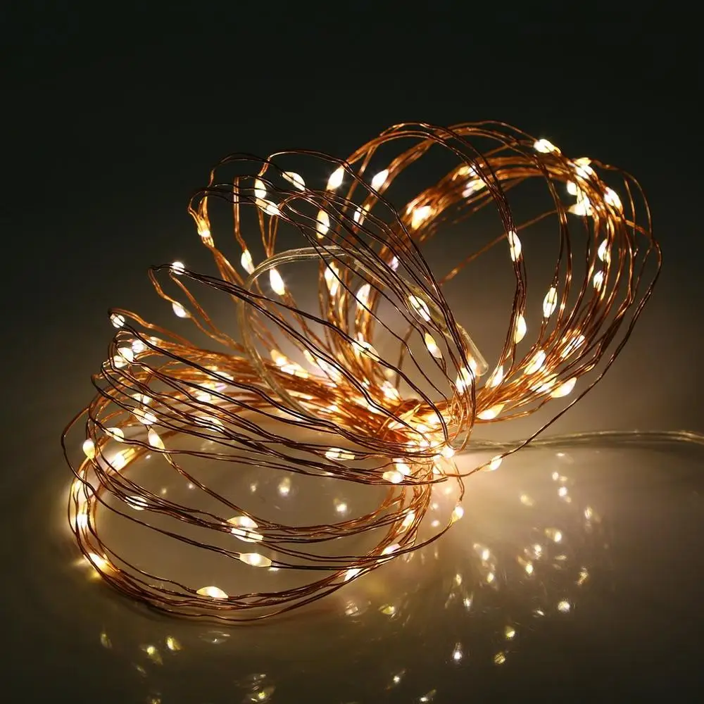 Горячая продажа 10 м 100Led музыкальный струнный светильник Голосовое управление