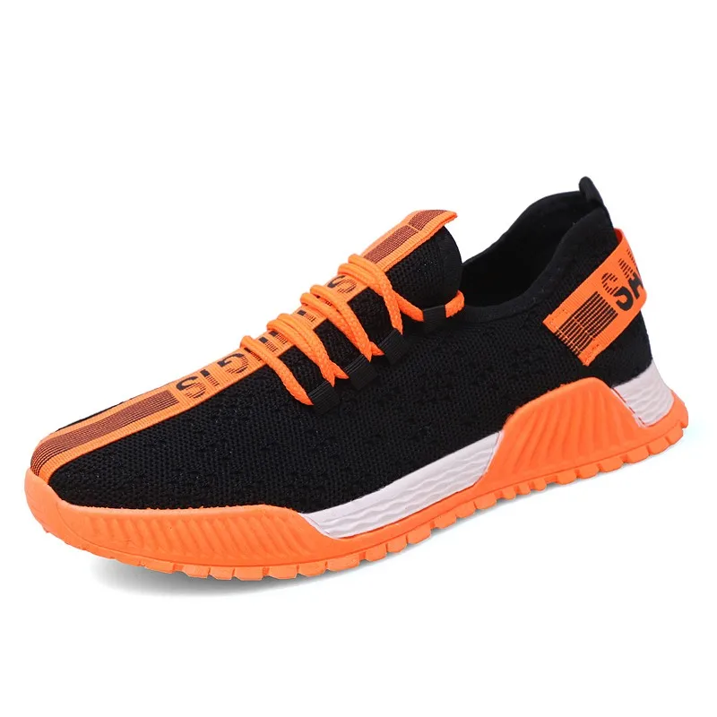 Новинка года; повседневная мужская обувь; дышащая осенне-летняя обувь из сетчатого материала; Легкие дышащие кроссовки для мужчин; прогулочная обувь