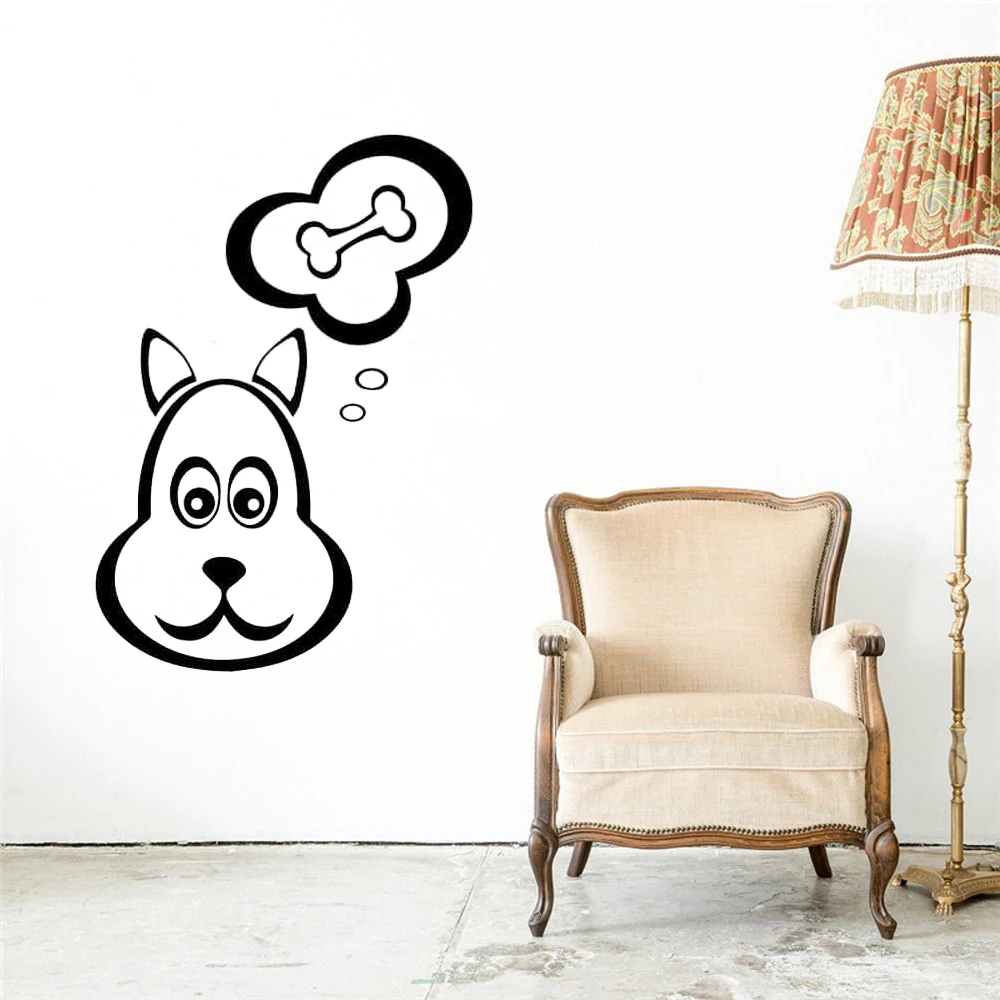 Grooming Dog Salon Decal Pet Shop Wall Sticker Poster Vinile Art Decalcomanie Parede Decor Murale Pet Clinic Wall Sticker