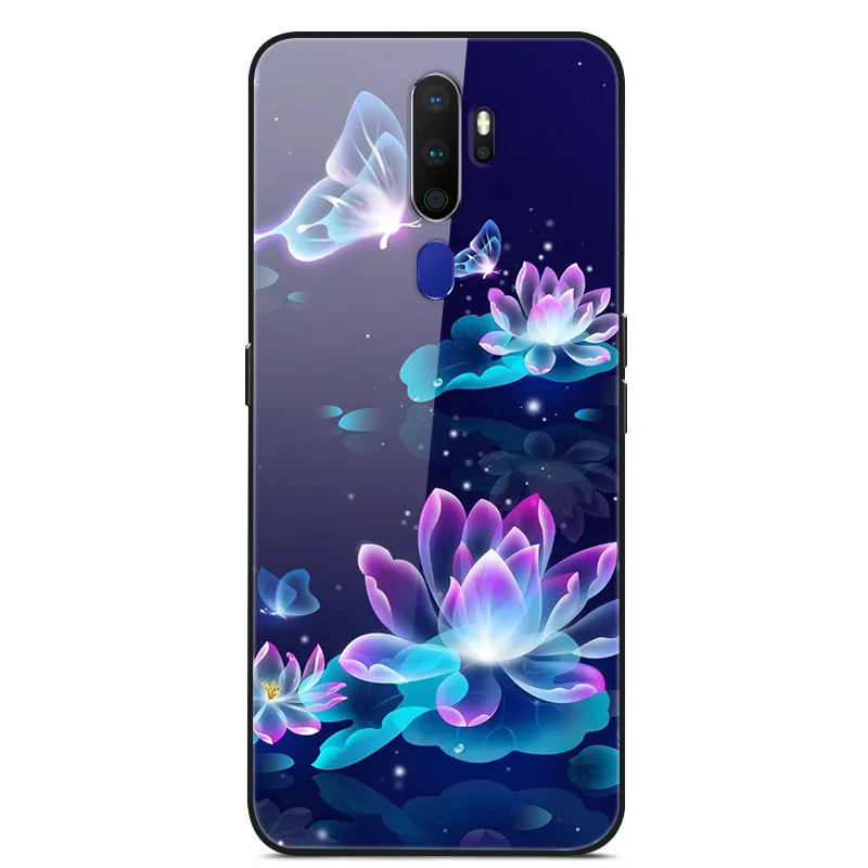 Для OPPO A9 чехол из закаленного стекла жесткий чехол для телефона для OPPO A9 A 9 A 5 TPU бампер чехол s для OPPO A5 A11X - Цвет: 41