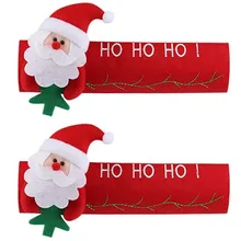 

clown Christmas Fridge Handle Covers Santa Claus Door Christmas Ornaments Christmas Decorations for Home New Year 2022 Home