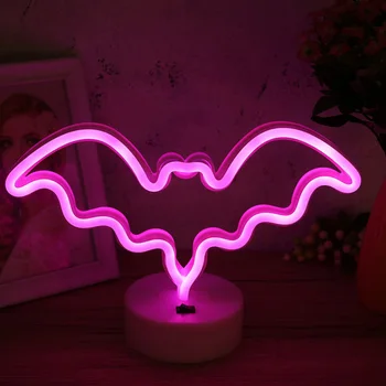 

2Pcs Plastic Bedside Lamp Luminous LED Night Light without Battery (White)