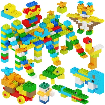 

City Creative DIY Large Particles Big Robot Building Blocks for Duploed Animals Park Bricks Education Toy for Children Gift