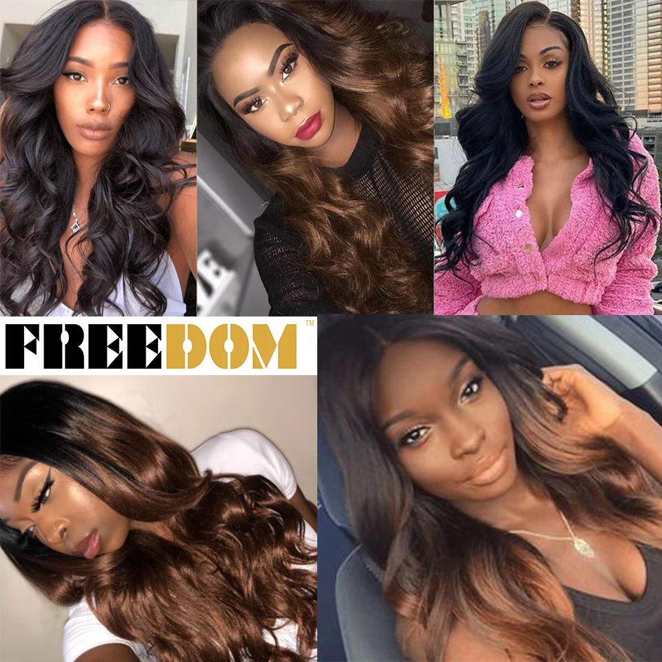 Парики для косплея FREEDOM Body Wave синтетические светлые на сетке спереди парики с