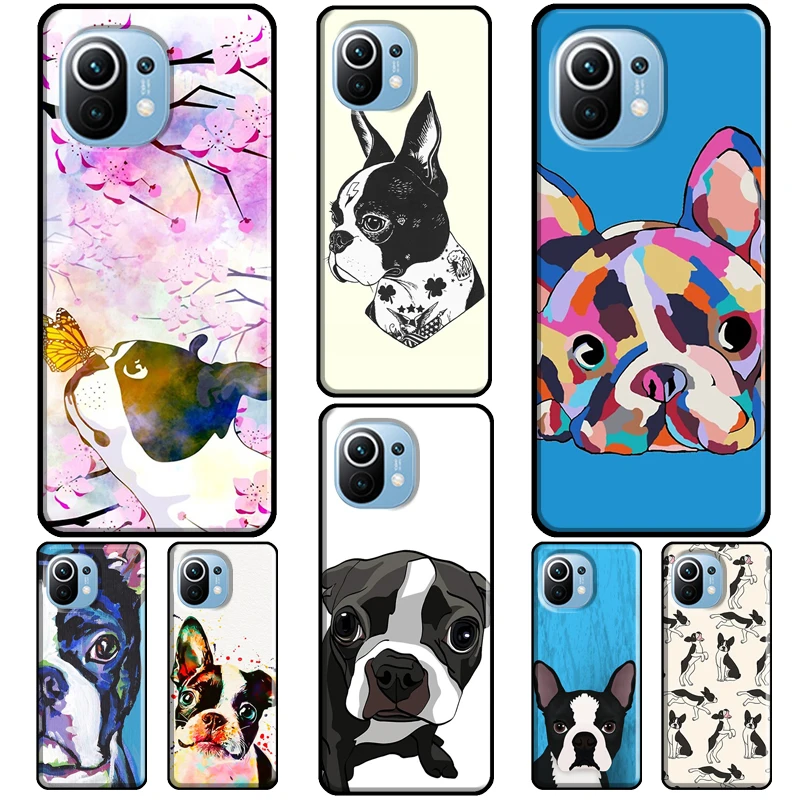 Чехол Boston Terrier Dog Для Xiaomi Mi 11 Lite 9T 10T Pro A3 Note 10 чехол для POCO F3 F2 M3 X3 чехлы | Мобильные