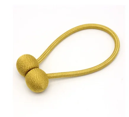 Gold Крючковые магниты для спальни, Пробивка, кружевные ремни для хранения, шторы с магнитными пряжками, шторы с фиксированным зажимом, бесплатно, cjjfcl00031 - Цвет: Gold