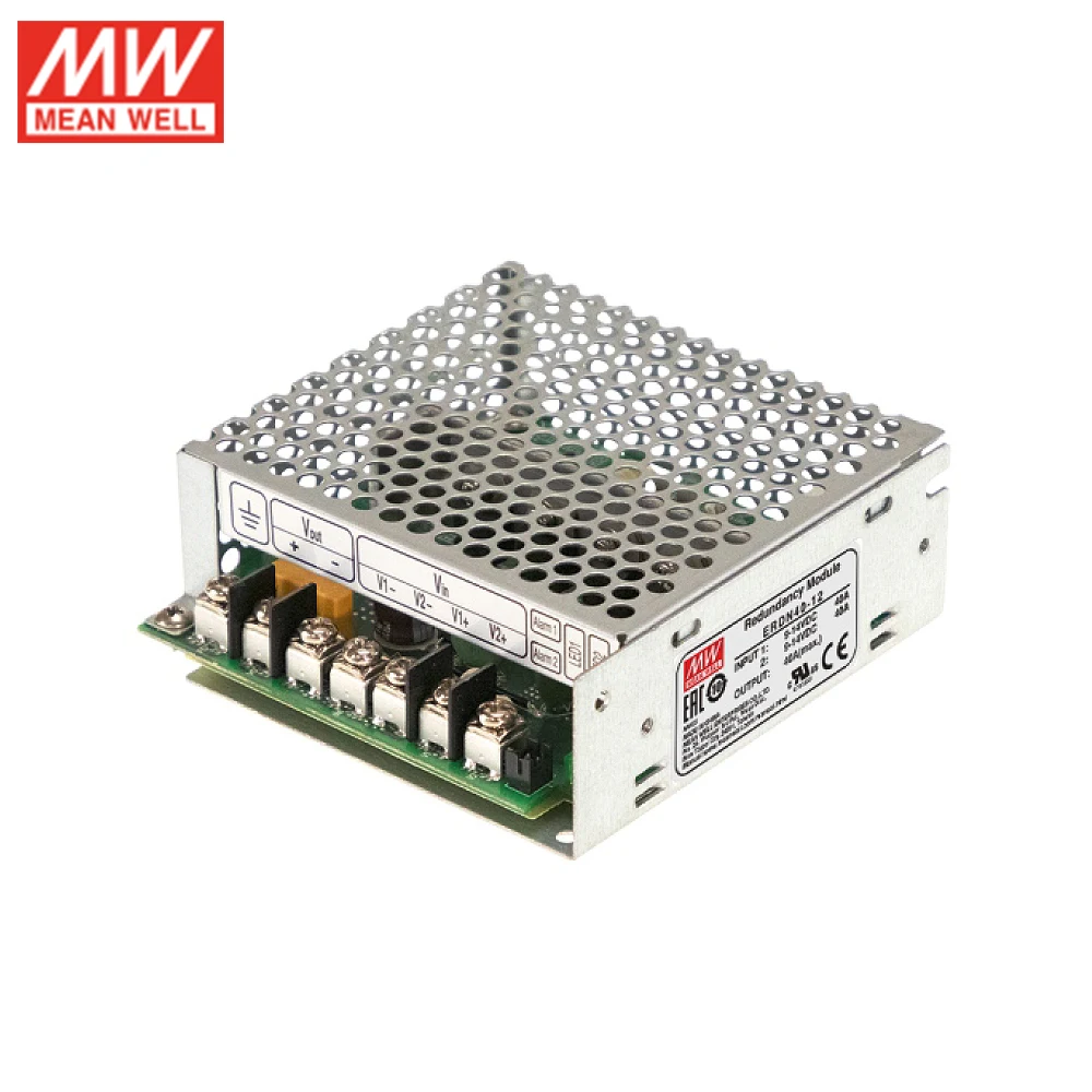 MEAN WELL ERDN40 24 40A 24V закрытый тип блока питания резервный модуль|Импульсный источник