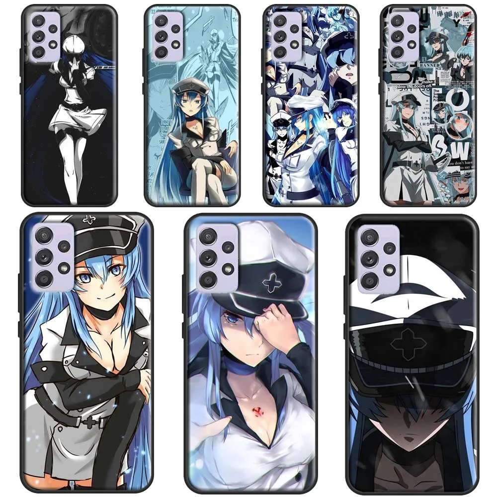 Чехол для телефона Esdeath Akame Ga Kill Samsung Galaxy A12 A32 A52 A72 A51 A71 A31 A11 A02S A20S A50 A70 A20e A21S |