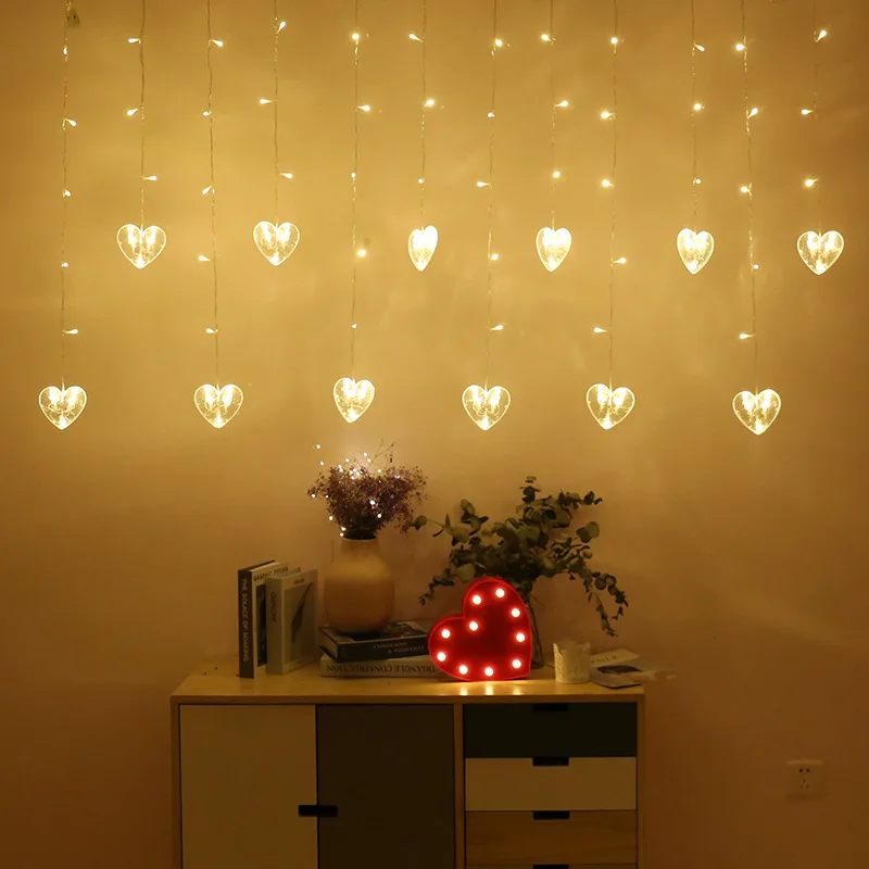 

Christmas Decorations for Home Heart Shape Light String Christmas Tree Decorations Christmas Ornaments Navidad New Year Decor. Q