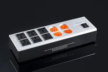 

High-quality P-10 Power Supply Filter Power Socket Power Purifier With GROUND Extension Socket For HiFi Audio