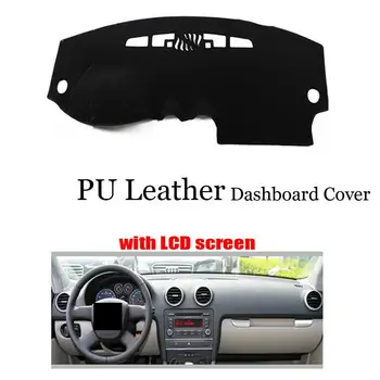 

Fit For Audi A3 2010-2013 Dashboard Console Cover PU Leather Protector Sunshield Pad