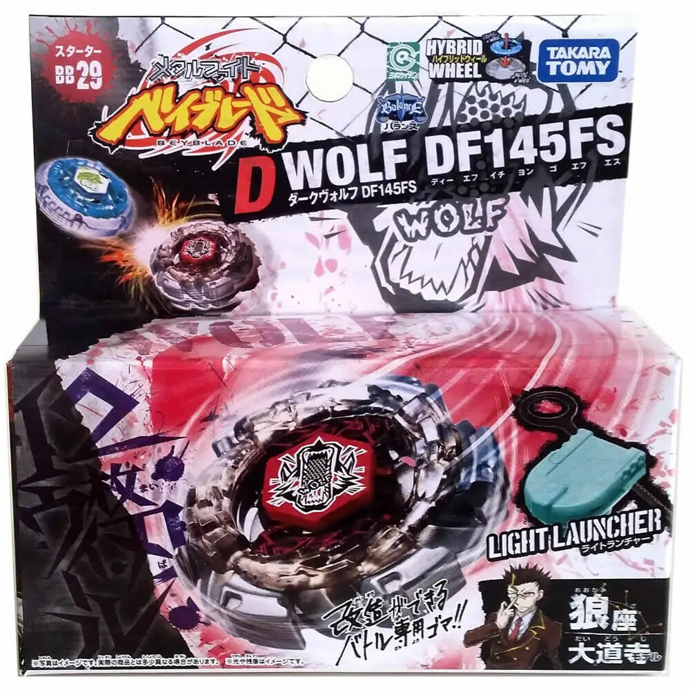 Оригинальный Takara Tomy oscuro Lobo DF145FS Beyblade (BB29) с оригинальной коробкой|Волчки| |