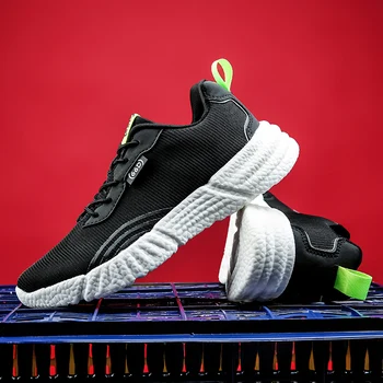 

Mens Shoes Summer Casual Sneakers Popcorn Sole Breathable Mesh Men's Shoes Zapatos de Hombre Comfortable New Trend Footwear