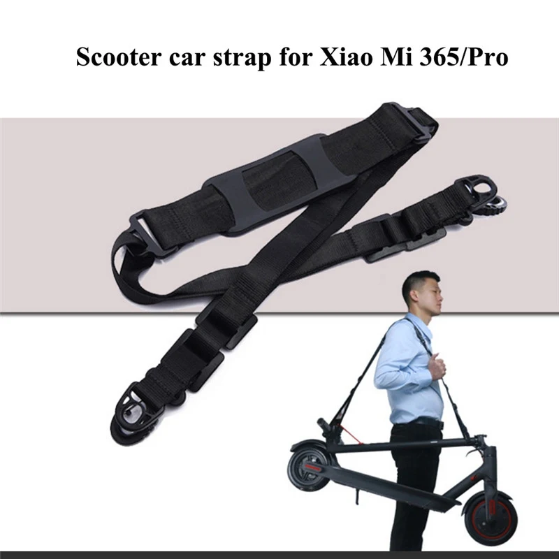 Universal Electric Scooter Bandage Carrying Shoulder Strap Belt Suitable For Xiaomi M365 And Other Folding Scooters Skateboards