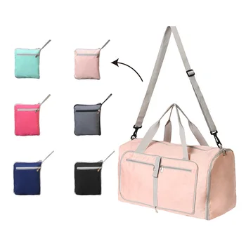 

New Women's Travel Bag Foldable Luggage Bag Handbag Multifunctional Crossbody One-Shoulder Hand Luggage Travel Bags Male Female