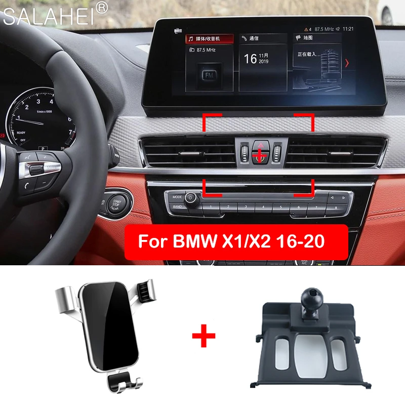 

Beautifu Car Phone Holder For BMW X1 X2 X3 X4 X5 X6 X7 G01 G02 F48 F39 Smartphone Bracket Special Mount Support Car Accessoories