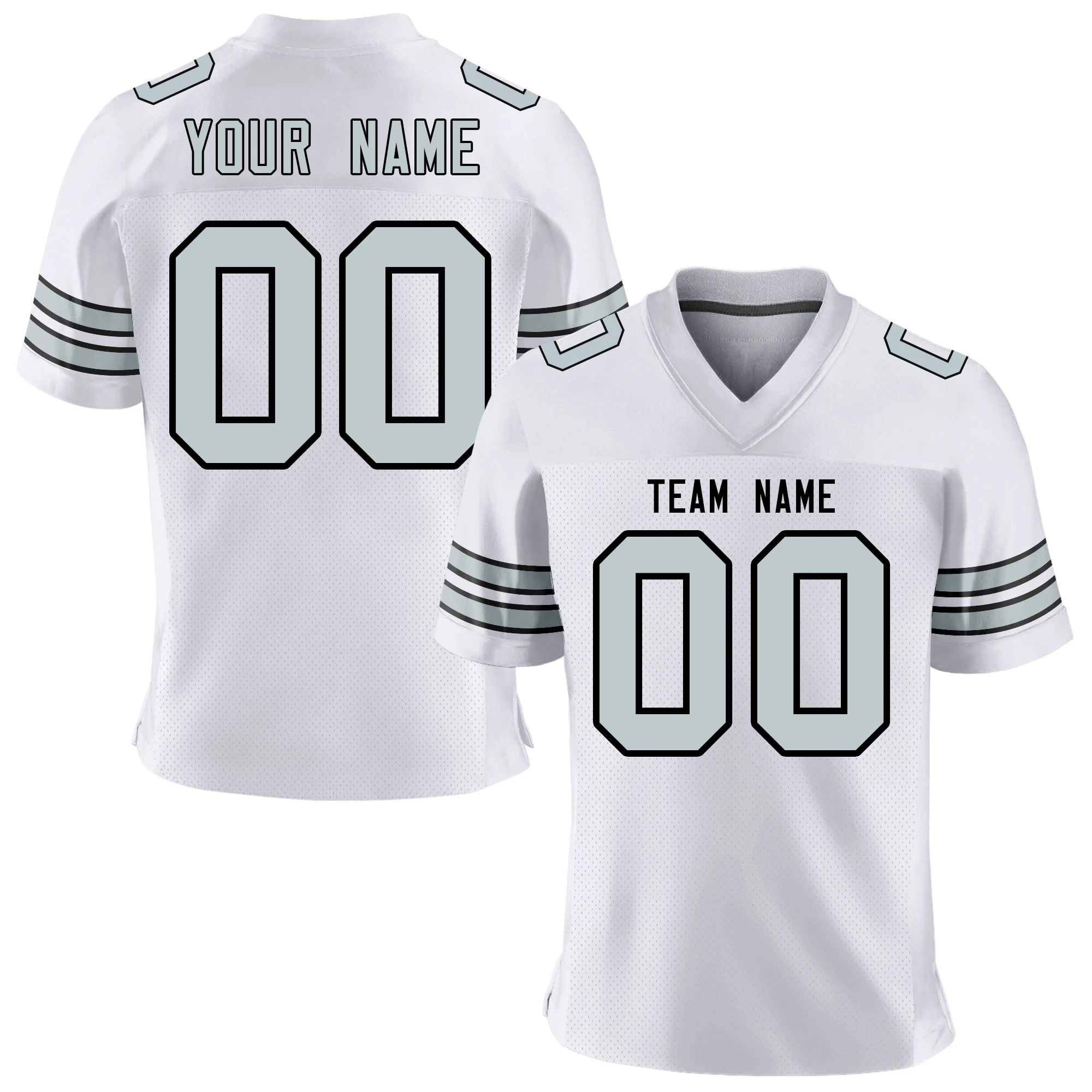 Custom American Football Jersey Sublimation Printed Team Name Number Football Shirt Men/Youth Athletic Training Rugby Jersey