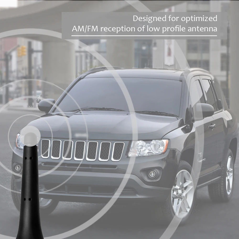 3," Stubby металлическая антенна мачта AM/FM антенна для Фиат Нуова 500 OEM 52008631