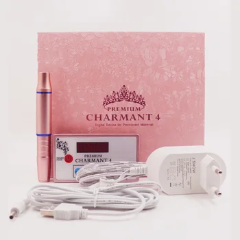 

CHARMANT 4 Permanent Makeup Tattoo Machine for Makeup Eyebrow Tattoo Lip Eyeliner Microblading MTS Pen with Cartridges