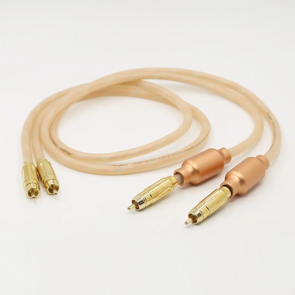 A Pair Audio Audiophile Rca Interconnect Cable 1m Audio & Video