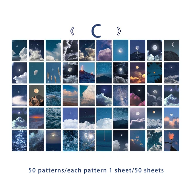 Mr.paper 8 Design Ins Style Japanese Romantic Series Frame Sticker Creative Mini Pocket Decoration DIY Material Sticker C