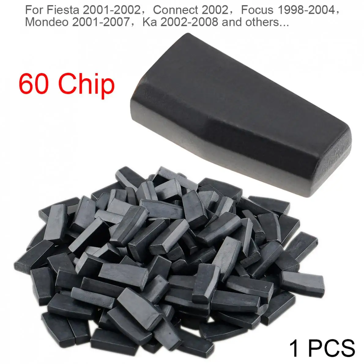 

Blank 4D60 ID60 Carbon Chip Car Key Transponder Chip Fit for Fiesta 2001-2002 Connect 2002 Focus 1998-2004 Mondeo 2001-2007