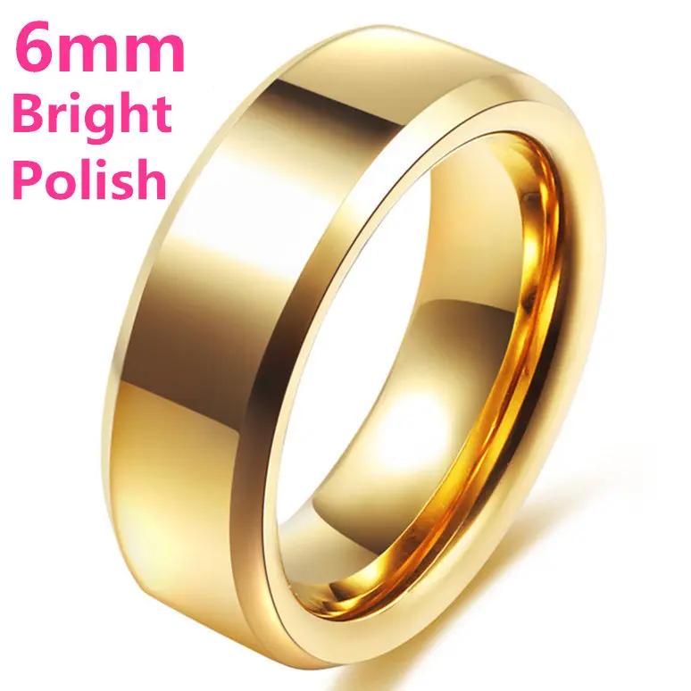 MOREDEAR 4mm 6mm 8mm Bright and Dull Polish Silver Color Titanium Ring For Men and Women Couple Ring 