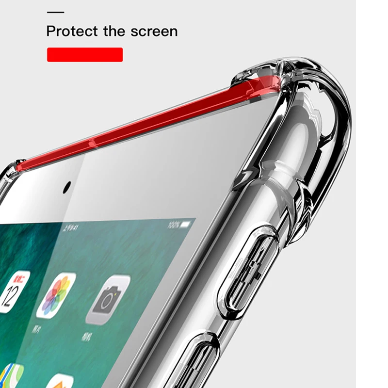For Samsung Galaxy Tab A A6 10.1 SM-T580 SM-T585 T587 Case Silicone Tablet Bags Soft TPU Back Cover Case Protective Shell