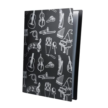 

2pcs Storage Musical Document for Arts Department Students Teachers Black
