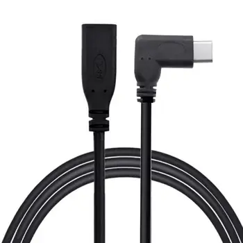 

Right Angle USB 3.1 Type C Male to USB-C Female Extension Data Cable