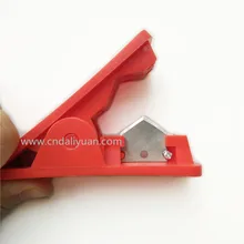 Режущий нож до 12 мм нейлоновая труба ПВХ PU резиновая силиконовая Пластиковая Трубка Резак для шлангов