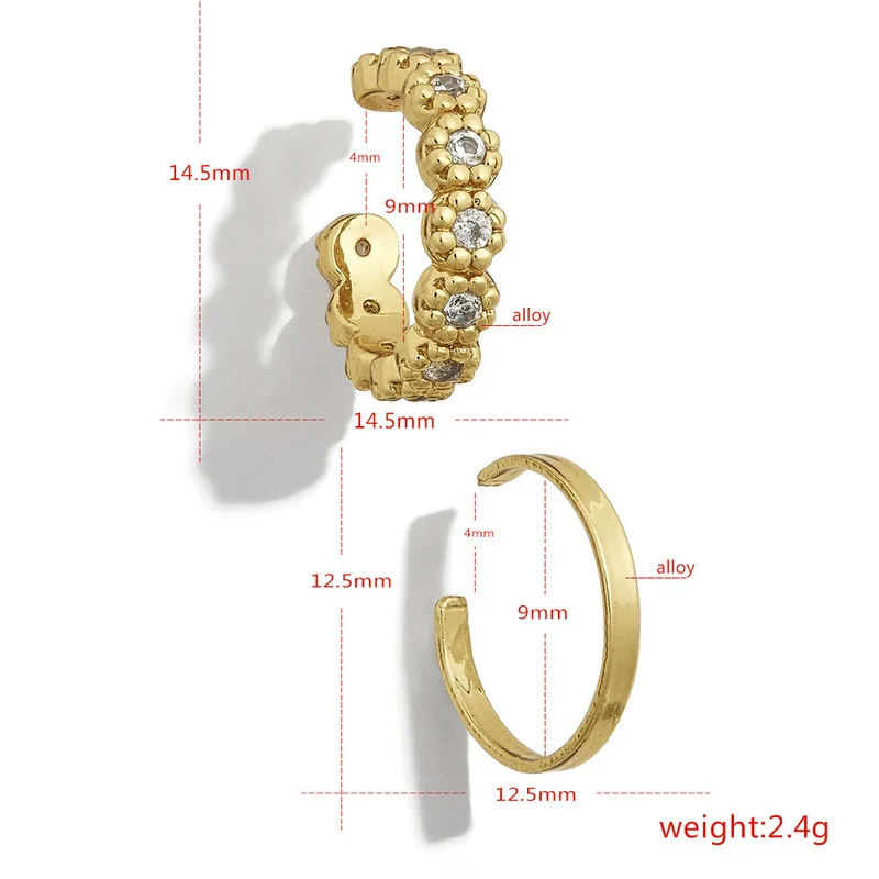 Набор сережек на клипсах, золотые геометрические серьги в форме C, женские сережки для ушей, модный бренд, Женские Ювелирные серьги