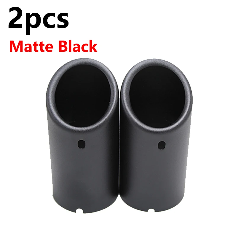 2pcs Matte Black