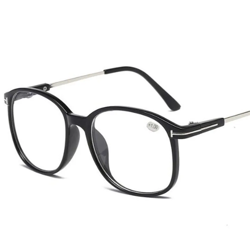 Oversize Big Frame Reading Glasses Presbyopic Eyewear Male Female Hyperopia Glasses with strength +0.5 +0.75 +1.0 +1.25 To +4.0 4