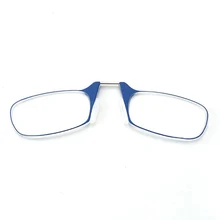 Тонкий зажим для носа, стекло для чтения es, для мужчин, прогрессивное стекло es, мини складное стекло для чтения es, для женщин, легко носить с собой, с брелоком, чехол, стекло