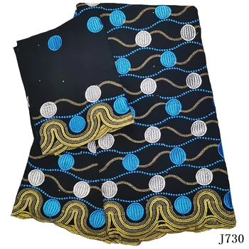 

2019 Free Shipping Bazin Riche Getzner Lace Fabric 5+2 yards Nigerian French Lace For Women/Man Clothing Dress HA730