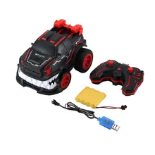 Новинка 85J 2,4G спецэффекты 360 градусов вертикальный вращающийся пульт дистанционного управления автомобиль дьявол большой зуб внедорожная электрическая модель игрушки