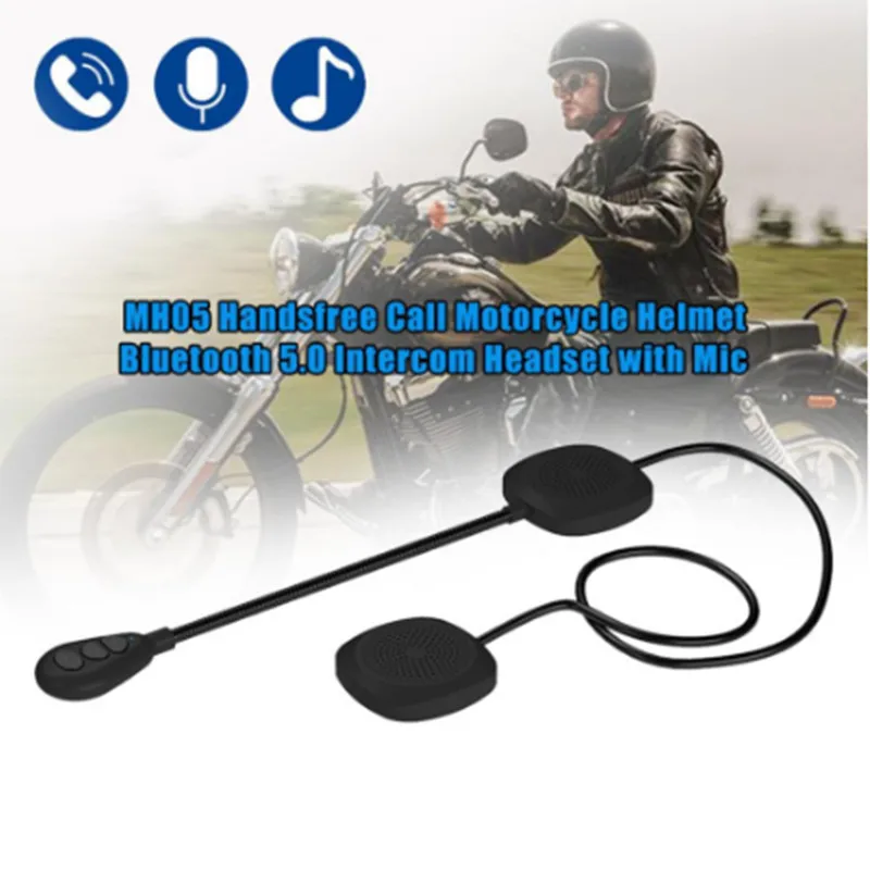 WUPP@5th Generation Motorcycle Helmet Headset Wireless Bluetooth 5.0 MH05 Scooter Speaker Headphone Handsfree Call Music Play | Автомобили