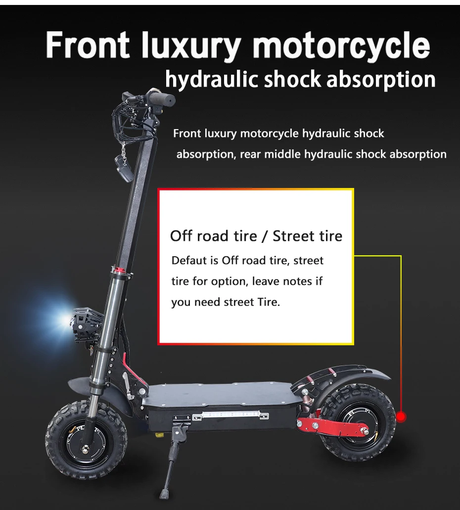 Clearance Powerful 3200W Electric Scooter 11" 80km/h Motor Wheel 105km 35AH Battery Adult kick e scooter folding patinete electrico adulto 11 Clearance Powerful 3200W Electric Scooter 11" 80km/h Motor Wheel 105km 35AH Battery Adult kick e scooter folding patinete electrico adulto 11